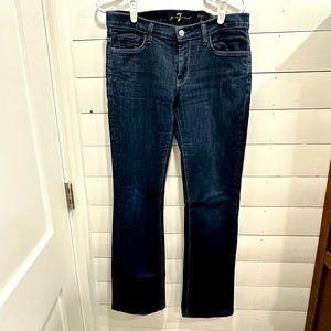Seven 7 for all mankind dark denim bootcut jeans
